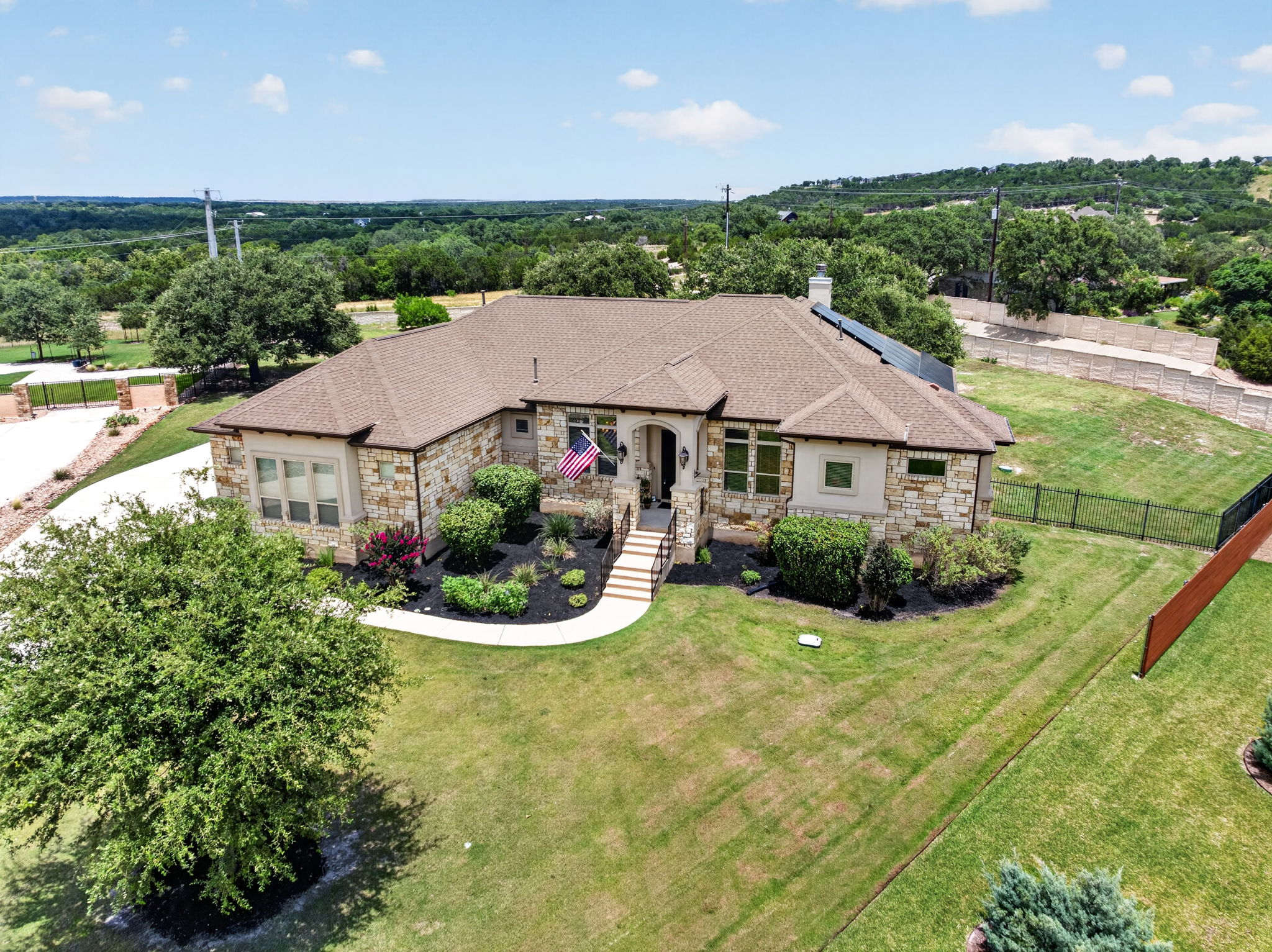 105 Coopers Hill Road Georgetown, TX 78633 - Photo 5 of 40 a view of house with garden space and lake view