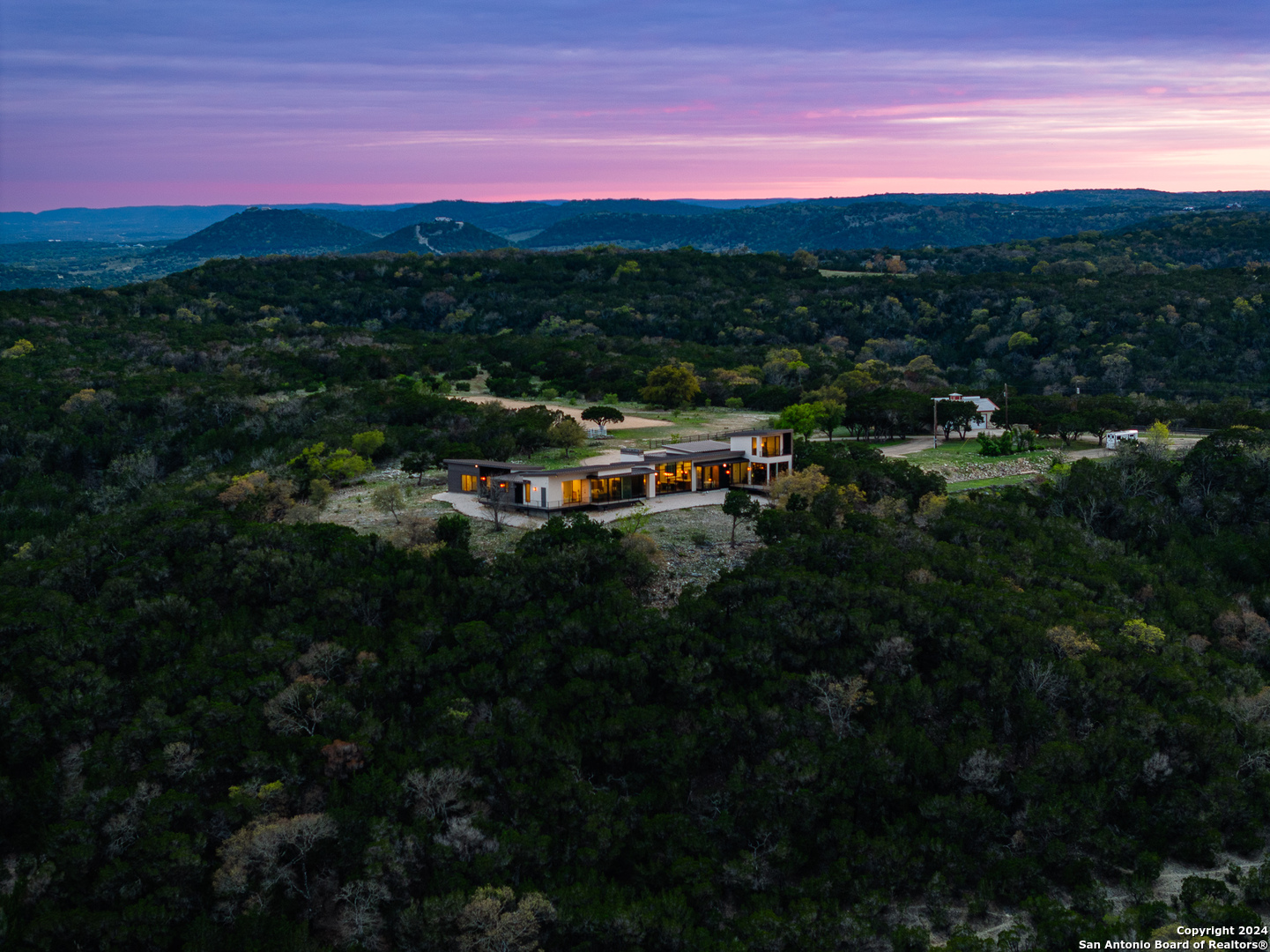 5081 Texas 173 Center Point, TX 78010 - Photo 59 of 61 a view of a city with sunset view