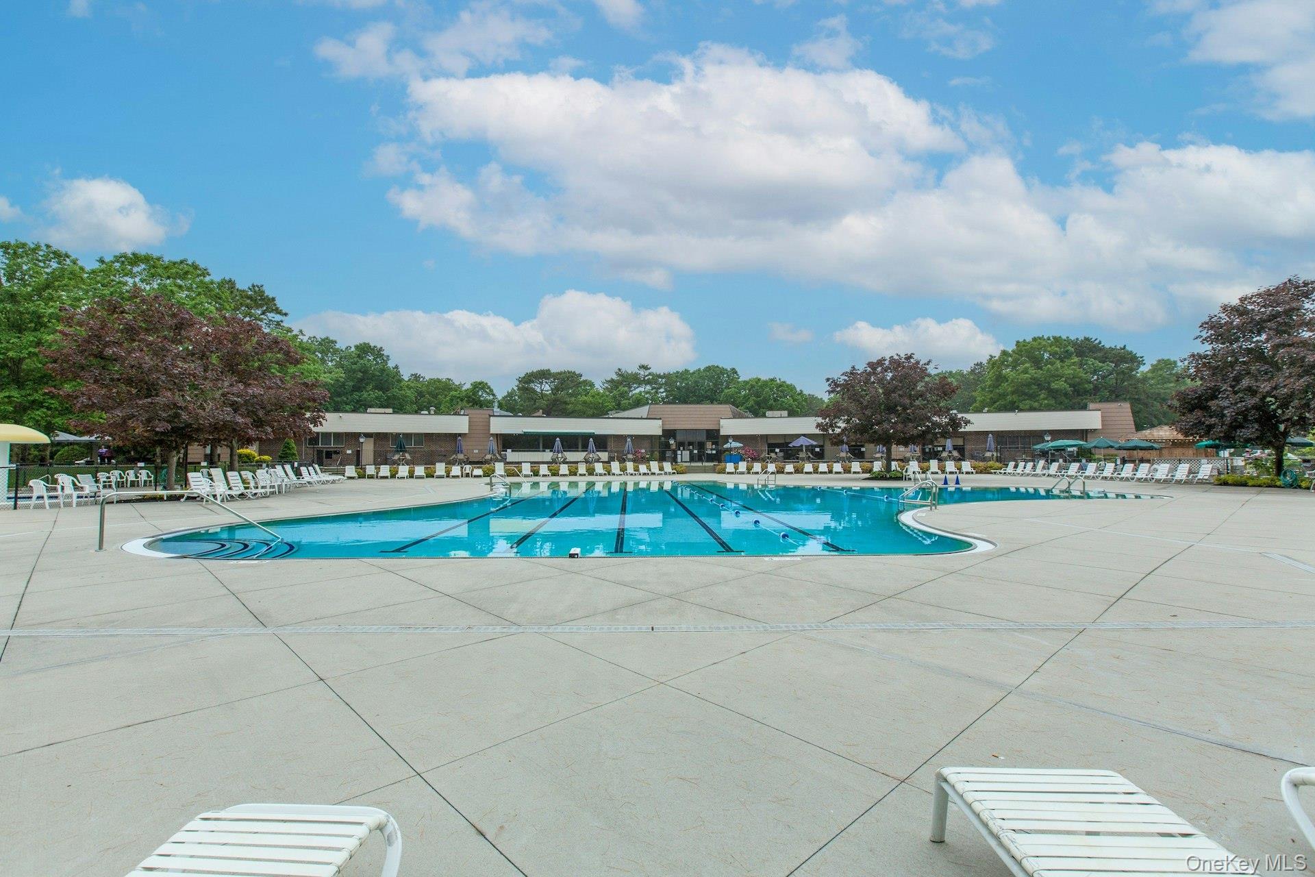 392 Birchwood Road Medford, NY 11763 - Photo 18 of 22 a view of an outdoor space and swimming pool