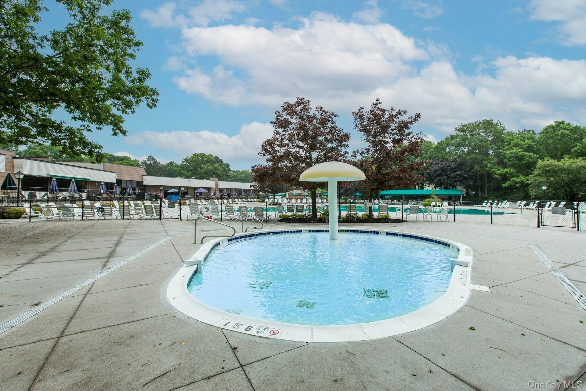 392 Birchwood Road Medford, NY 11763 - Photo 19 of 22 a outdoor view with a swimming pool and furniture