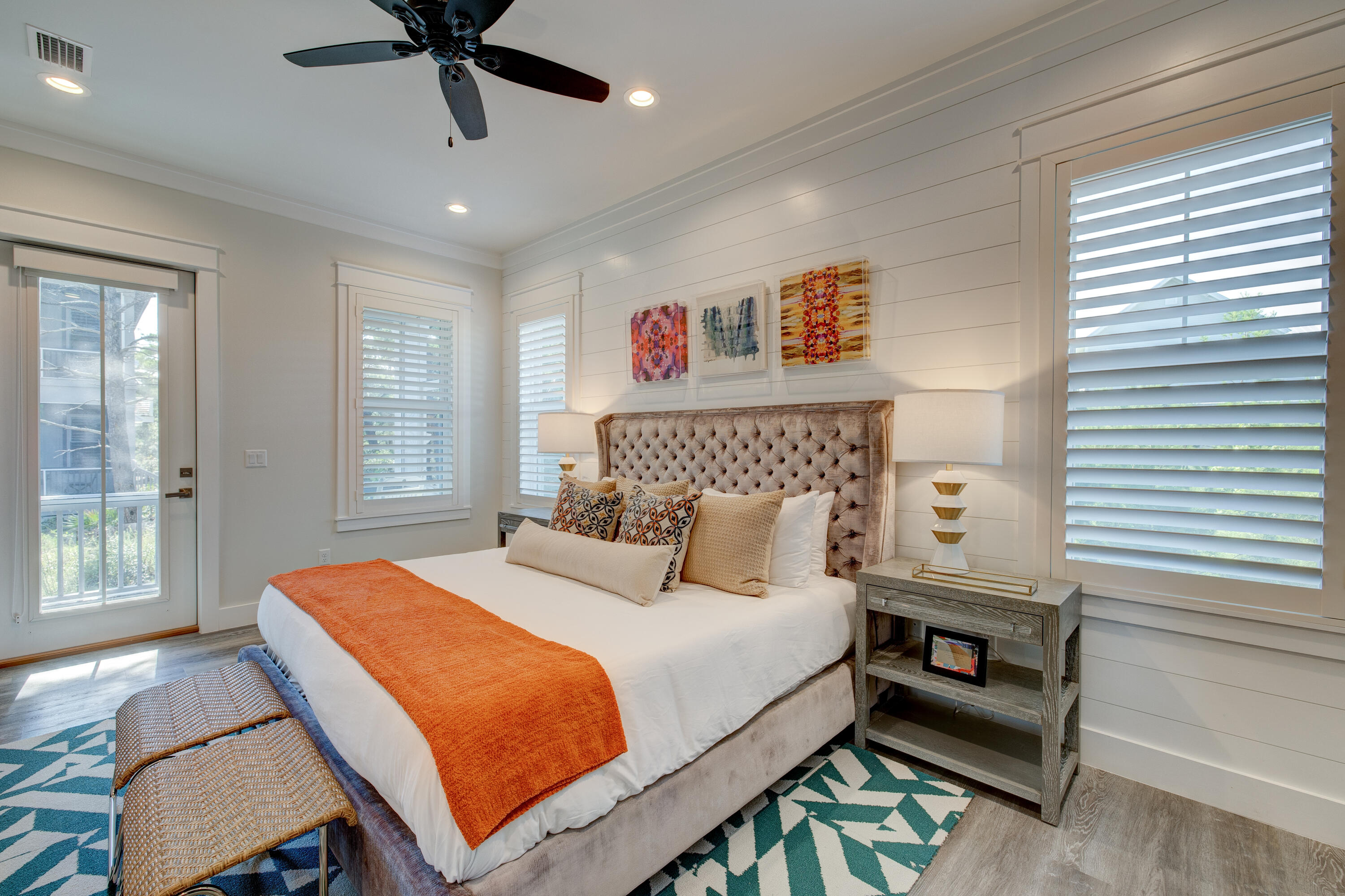 34 Gulfview Way Santa Rosa Beach, FL 32459 - Photo 44 of 54 a bedroom with a bed dresser and a window