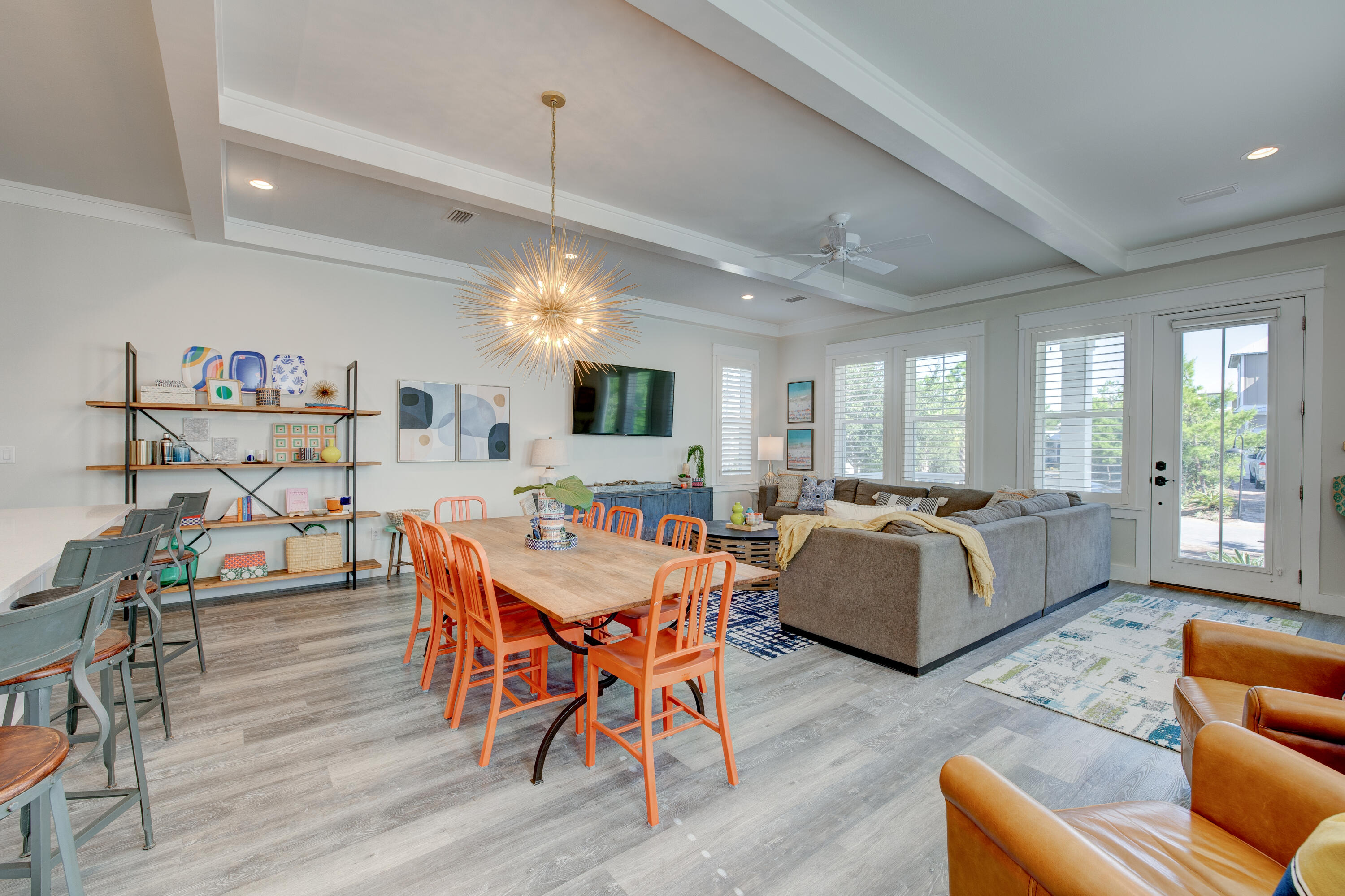 34 Gulfview Way Santa Rosa Beach, FL 32459 - Photo 5 of 54 a living room with furniture and kitchen view
