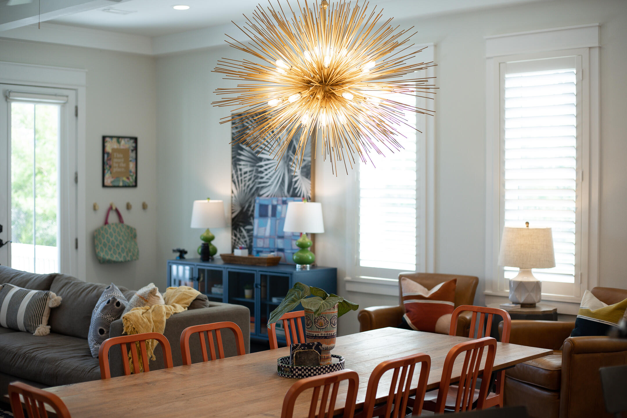 34 Gulfview Way Santa Rosa Beach, FL 32459 - Photo 6 of 54 a living room with furniture and a large window
