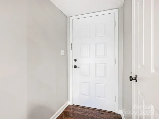 a view of front door