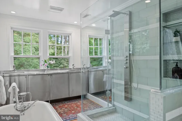 a bed room with a bed and a couch