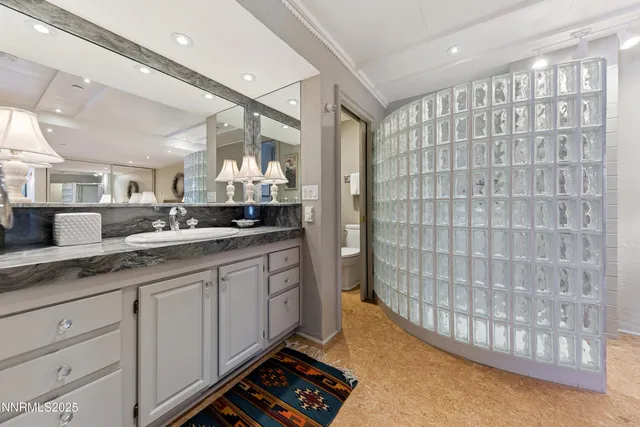 a view of a lake from a balcony