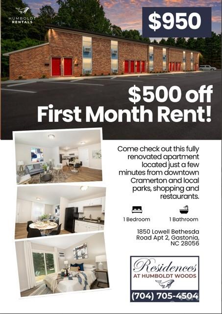 1850 Lowell Bethesda Road, Unit 2 Gastonia, NC 28056 - Photo 1 of 14