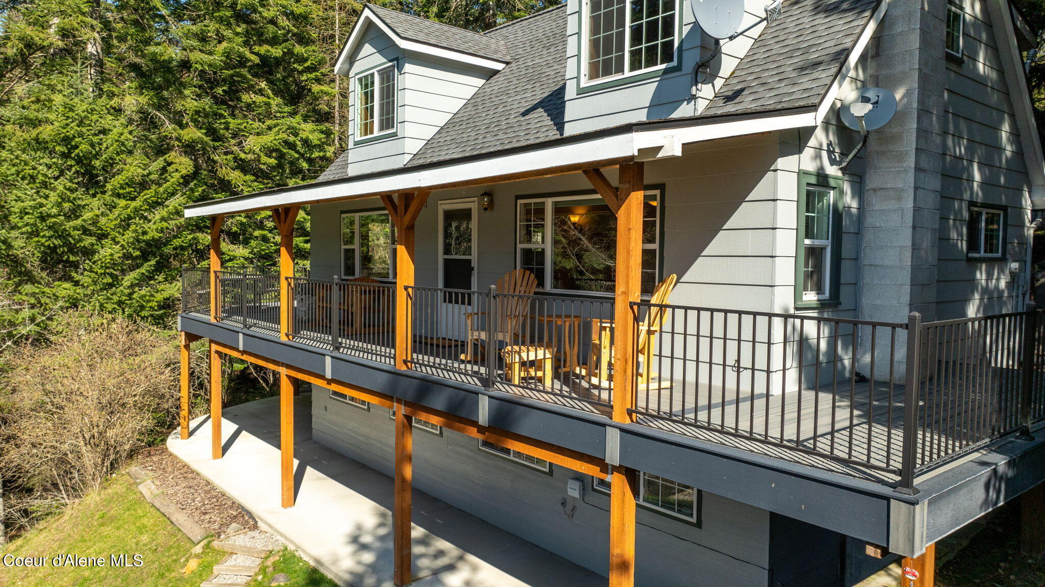 19503 East Hayden Lake Road Hayden, ID 83835 - Photo 4 of 57 back of house