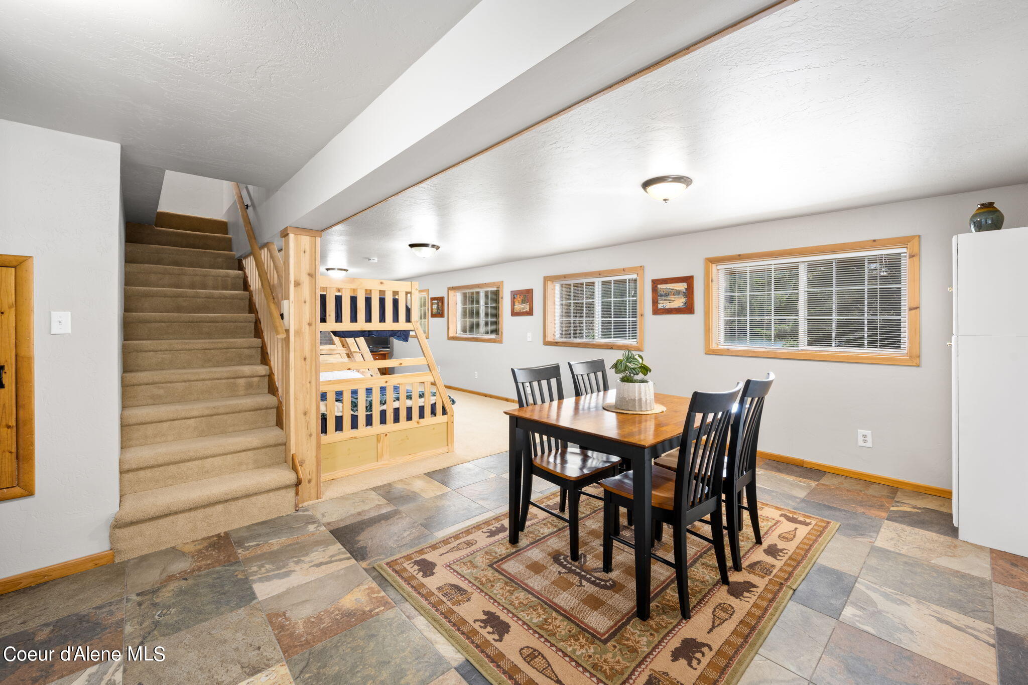 19503 East Hayden Lake Road Hayden, ID 83835 - Photo 42 of 57 basement bunkroom