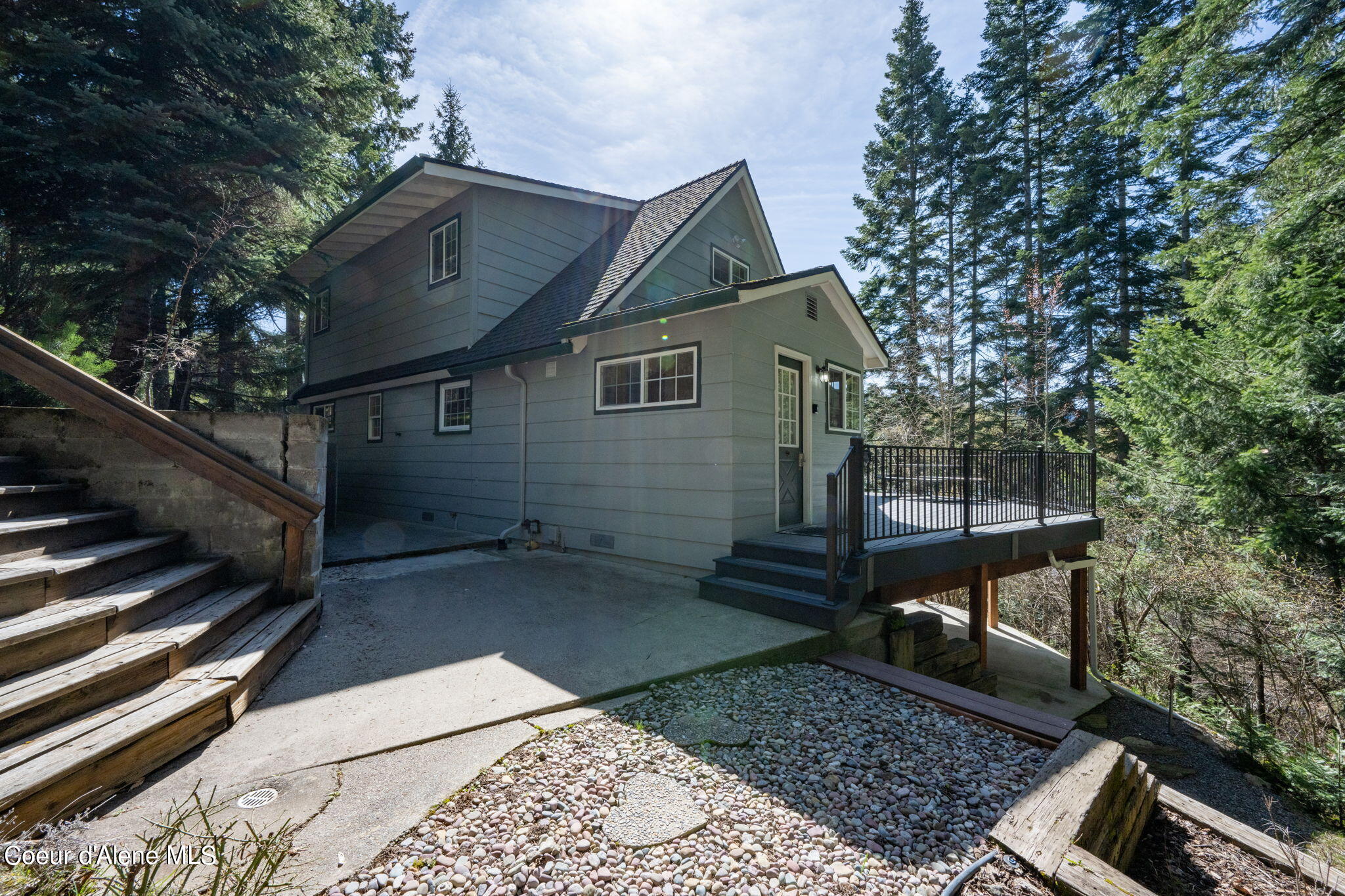 19503 East Hayden Lake Road Hayden, ID 83835 - Photo 49 of 57 entry patio with deck
