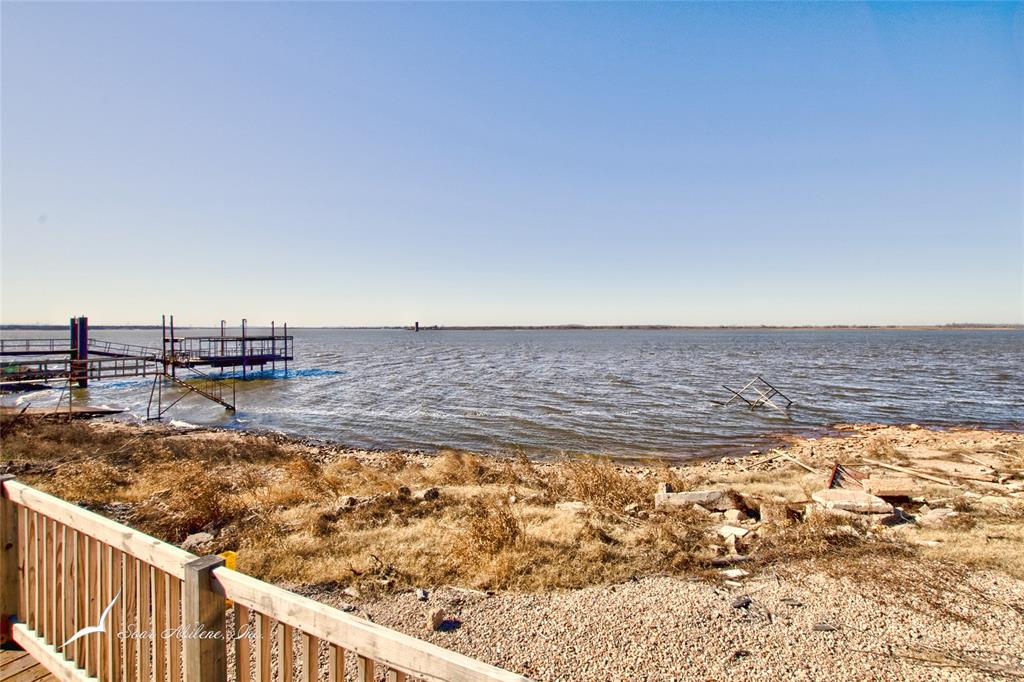 Deck featuring a water view