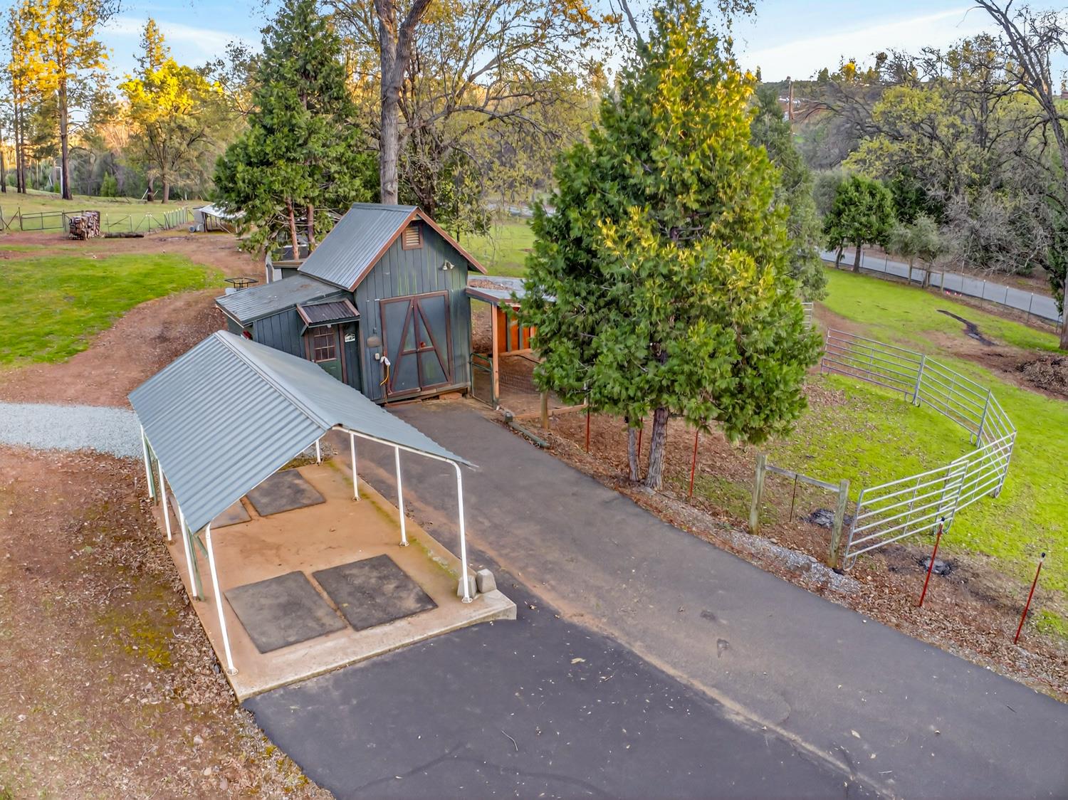 10394 Ponderosa Way Mountain Ranch, CA 95246 - Photo 44 of 58 an aerial view of a house
