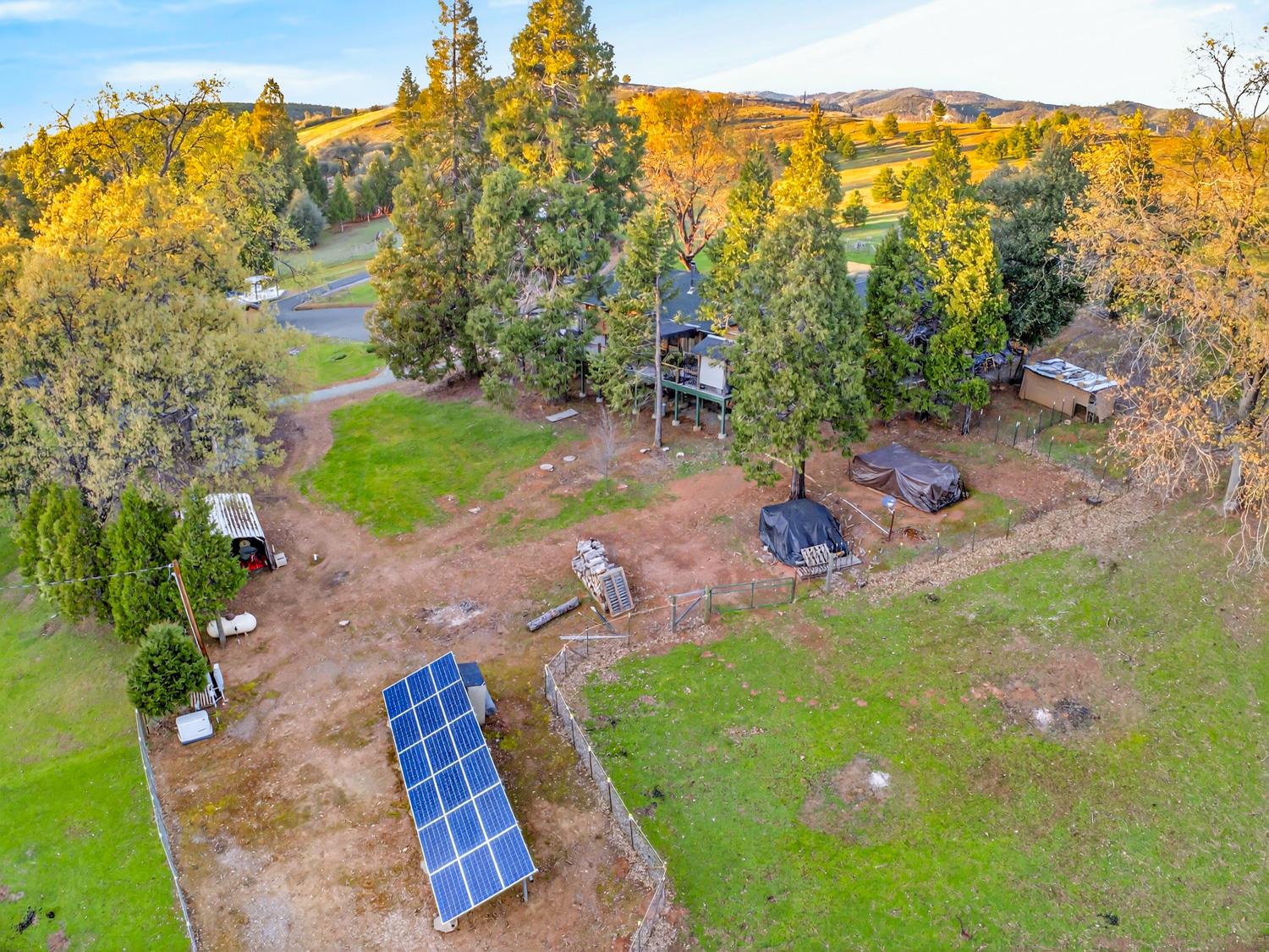 10394 Ponderosa Way Mountain Ranch, CA 95246 - Photo 47 of 58 a view of outdoor space yard and mountain view