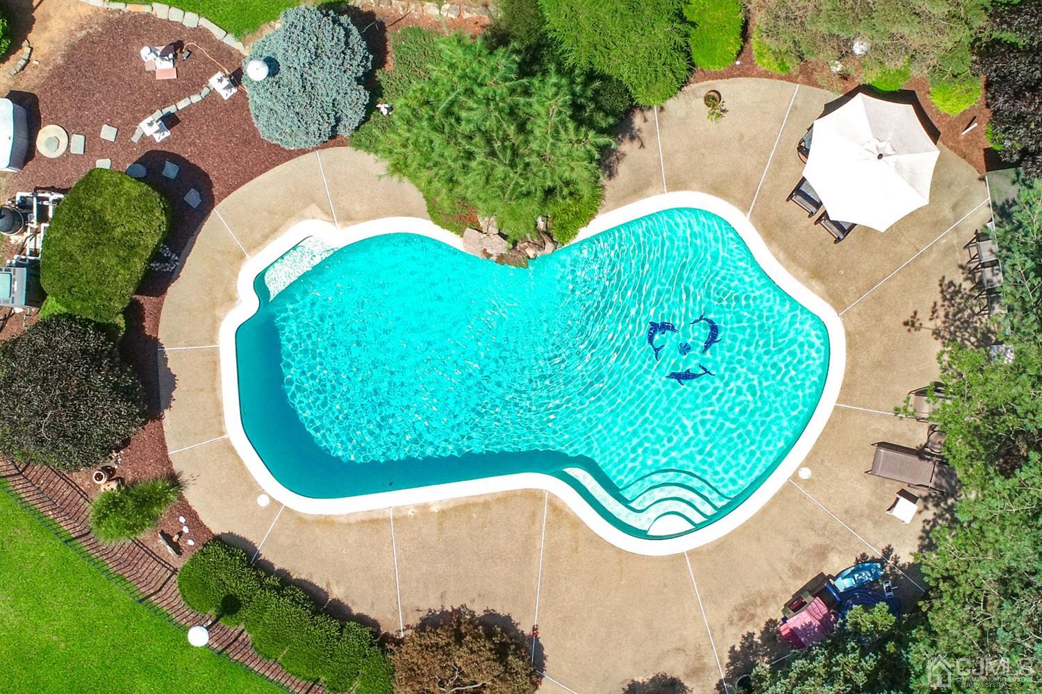 2 Astor Drive Manalapan, NJ 07726 - Photo 57 of 60 an aerial view of a swimming pool