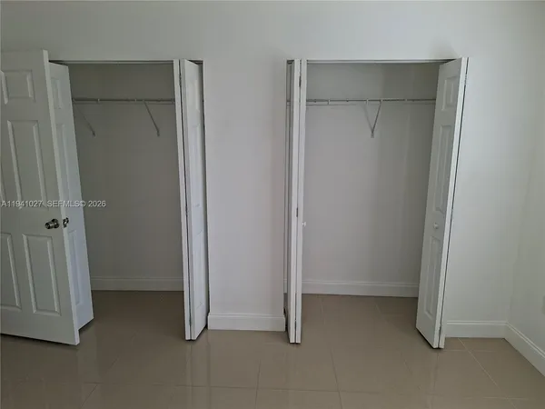 a view of wooden door