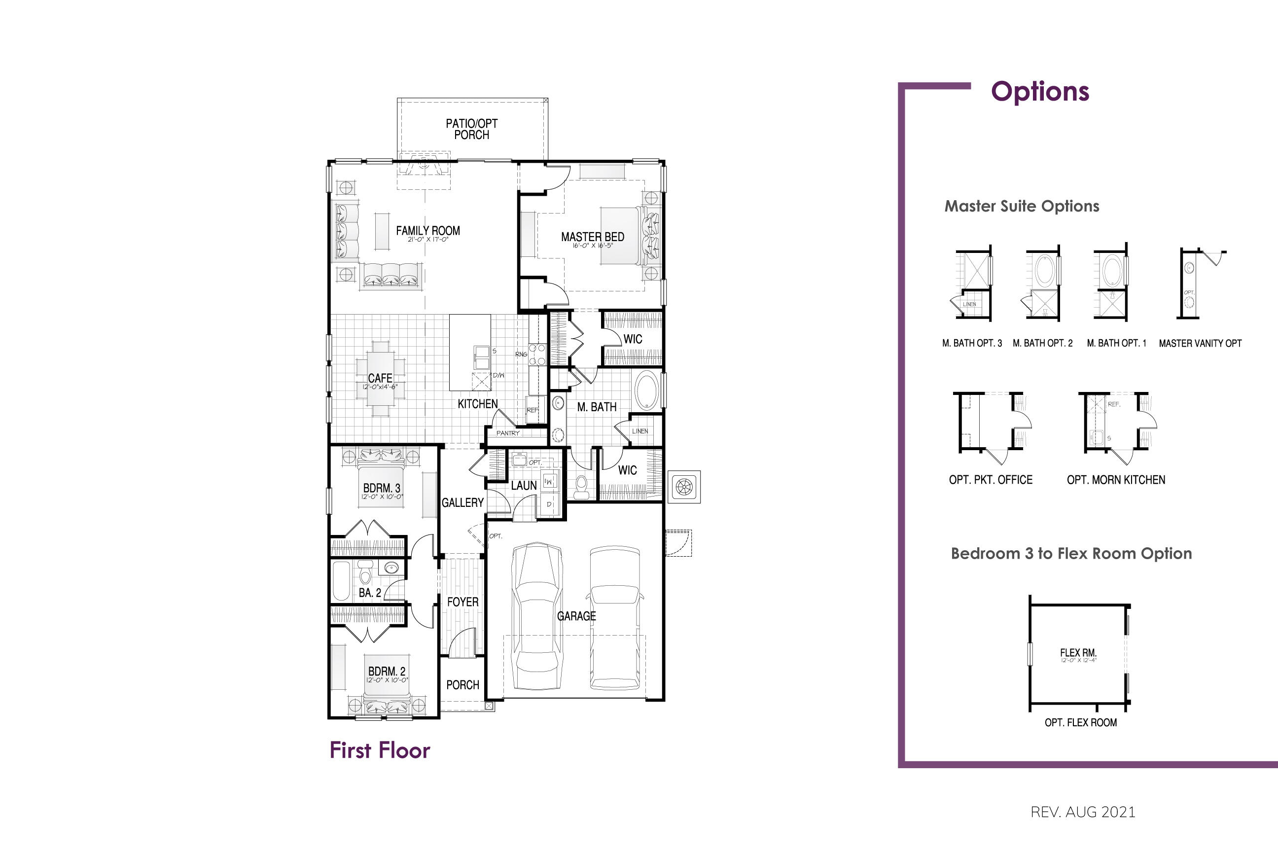 172 Deer Run Road Summerville, SC 29483 - Photo 12 of 12 Kershaw-Floor-Plan