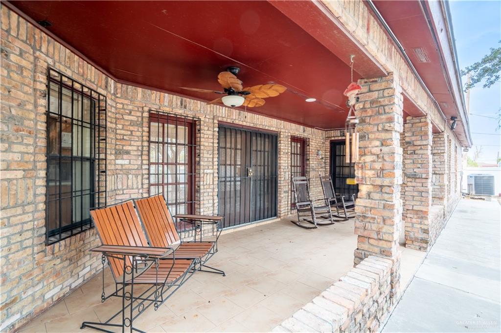 1701 Raul Aguilar Drive Mission, TX 78572 - Photo 21 of 43 a view of balcony with two chairs and a couch