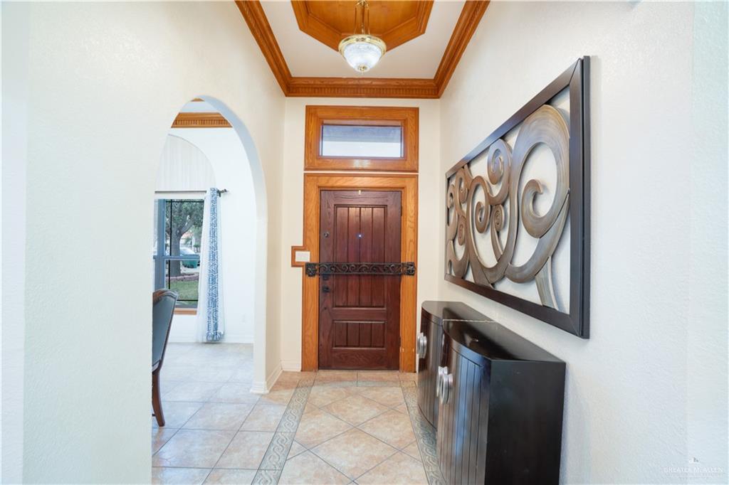 1701 Raul Aguilar Drive Mission, TX 78572 - Photo 3 of 43 a view of front door with stairs