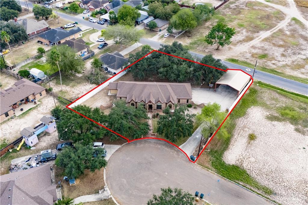 1701 Raul Aguilar Drive Mission, TX 78572 - Photo 35 of 43 an aerial view of a house