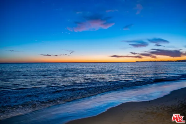 a view of an ocean and beach