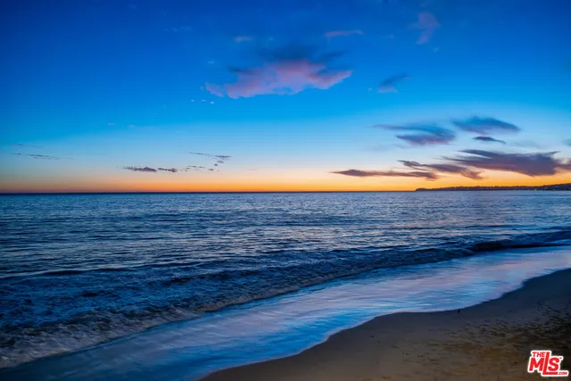 a view of an ocean and beach