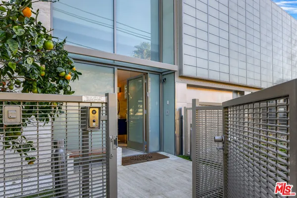 a view of entryway door