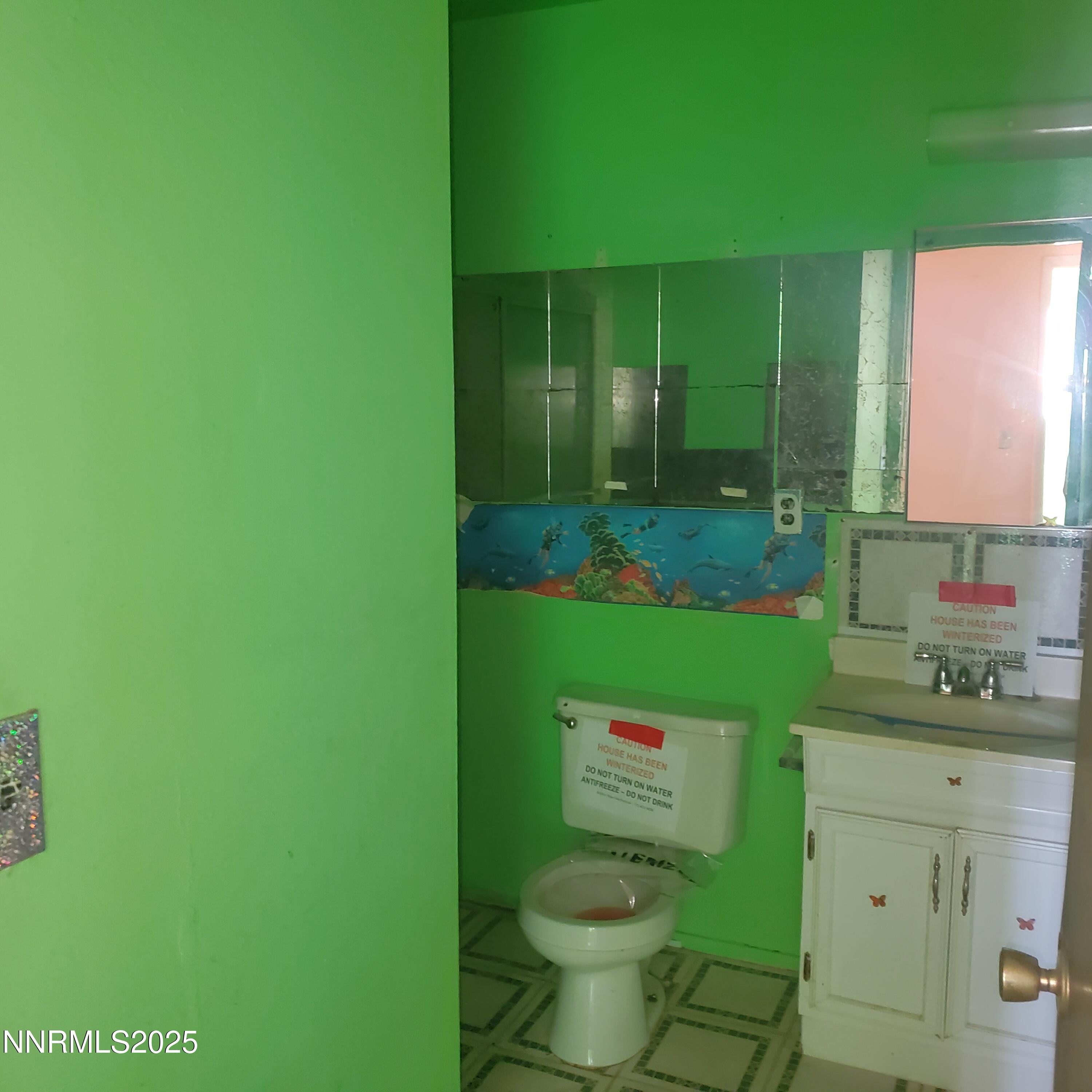 315 Pine Street Hawthorne, NV 89415 - Photo 3 of 6 a bathroom with a sink toilet and mirror