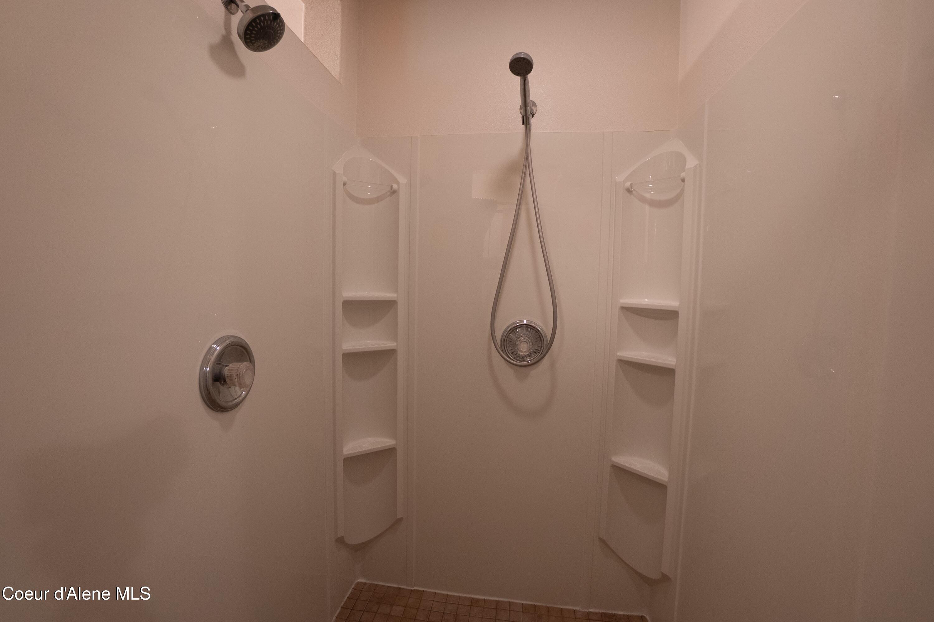3228 Kootenai Trail Road Bonners Ferry, ID 83805 - Photo 16 of 30 Shower w Dual Shower Heads in Bsmnt