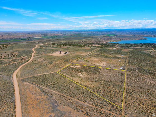 4500 South 22750th Duchesne, UT 84021 - Photo 19 of 34 Expansive land parcel outlined in yellow, featuring varied terrain and natural vegetation