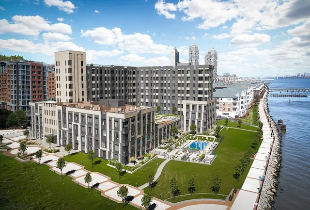 a view of a city from a terrace