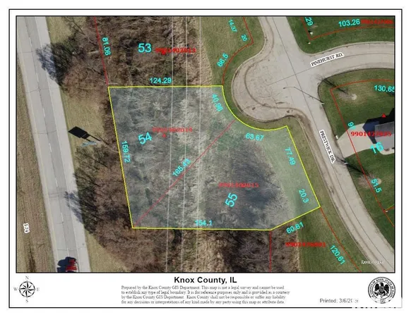 $6,000 | Lot 54-55 Country Club Estates, Galesburg, IL 61401