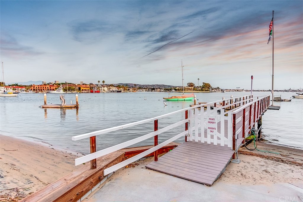 2596 Crestview Drive Newport Beach, CA 92663 - Photo 46 of 54 BAYSHORES Private Pier.