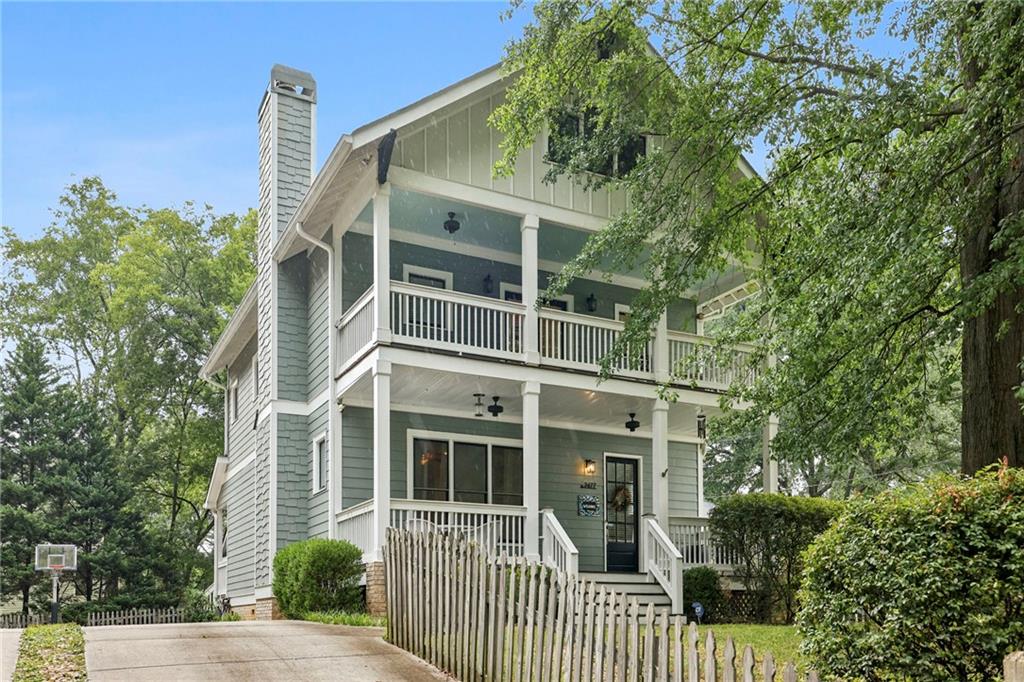 2477 Edwards Drive Northwest Atlanta, GA 30318 - Photo 1 of 1 front view of a house with a porch