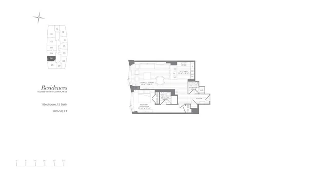 $1,900,000 | 240 Devonshire Street, Unit 4005, Boston, MA 02110