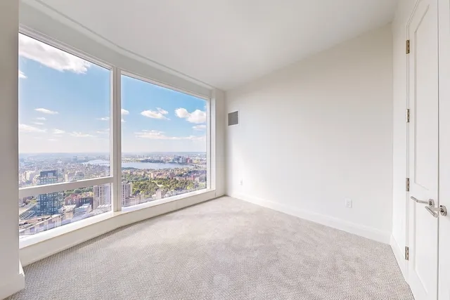 a view of a room with window