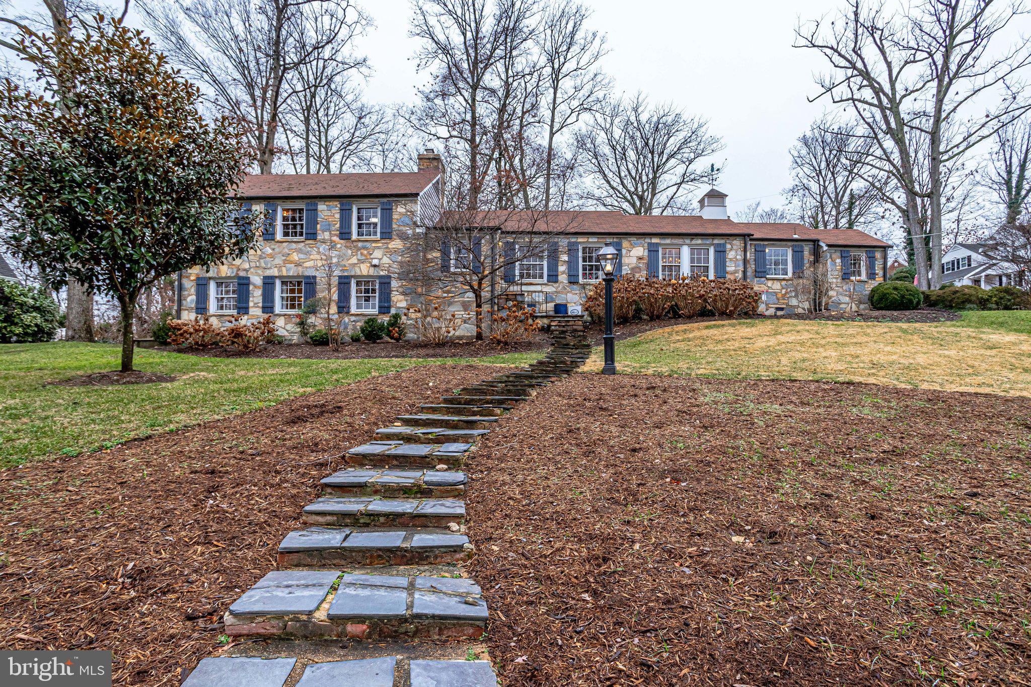 Stone walkway