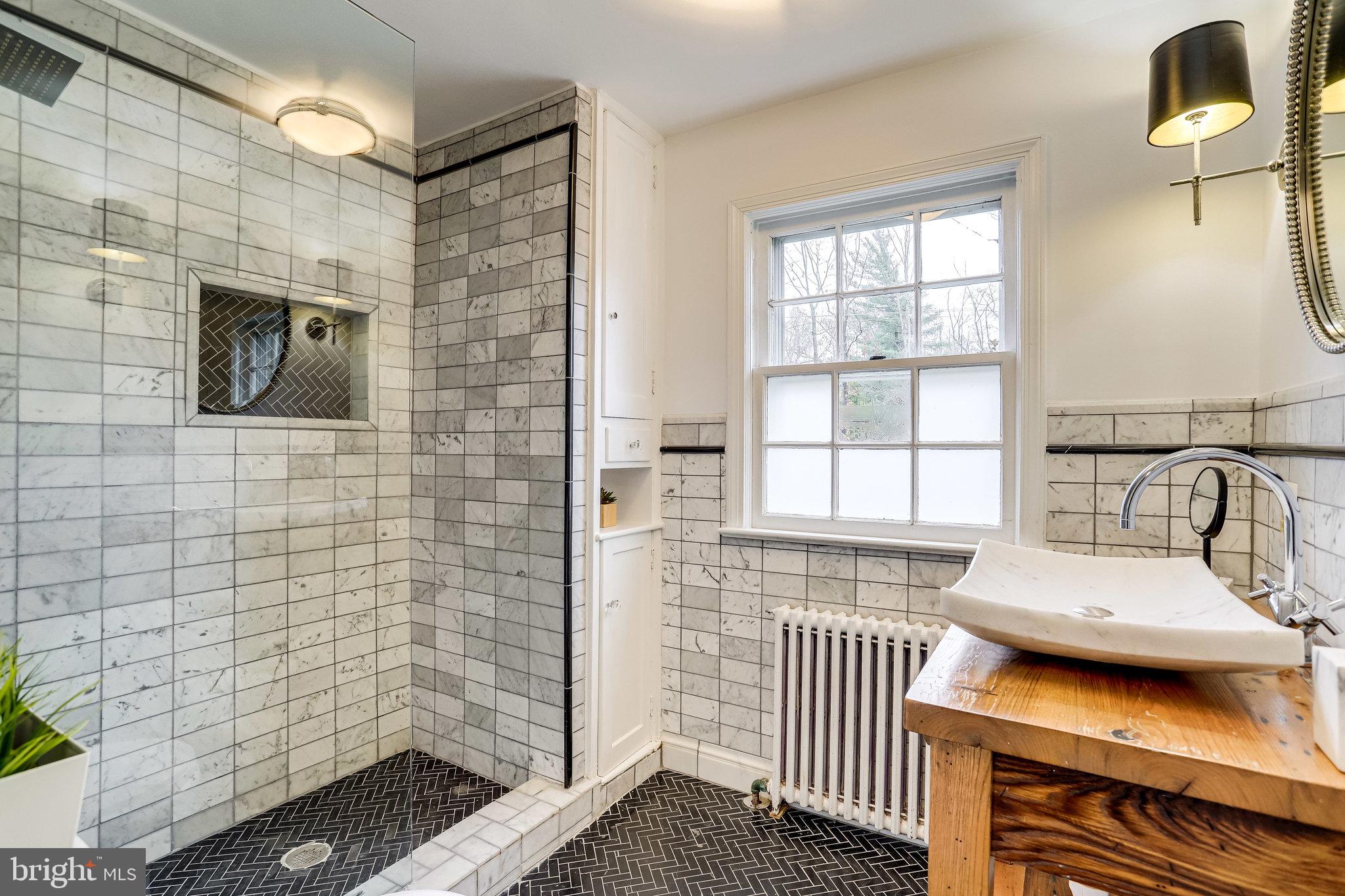 5946 Wilton Road Alexandria, VA 22310 - Photo 60 of 87 Modern renovated bath with traditional elements