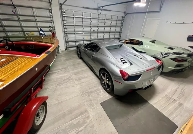 a room with furniture