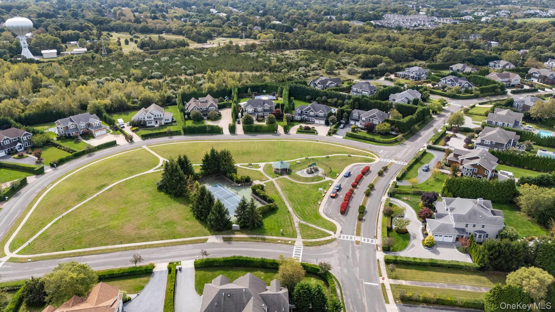 4 Spring Lane Southampton, NY 11968 - Photo 37 of 39 an aerial view of a tennis ground and tennis court