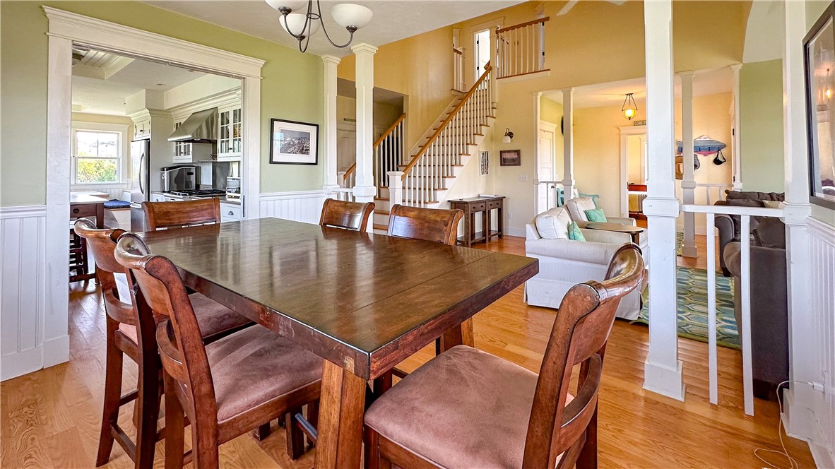 210 Old Town Road Block Island, RI 02807 - Photo 13 of 47 Dining Room is open to living room and kitchen.
