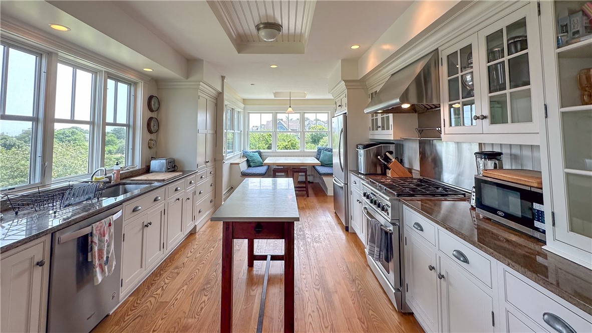 210 Old Town Road Block Island, RI 02807 - Photo 14 of 47 Kitchen with stainless steel appliances.