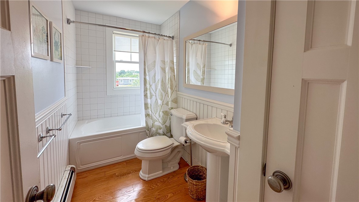 210 Old Town Road Block Island, RI 02807 - Photo 30 of 47 Second floor hallway bath with tub shower.