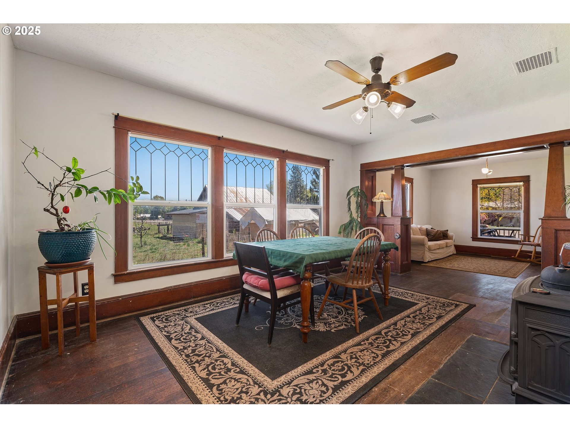 37867 Highway 414 Halfway Or 97834 Halfway, OR 97834 - Photo 11 of 48 a living room with furniture a window and a table