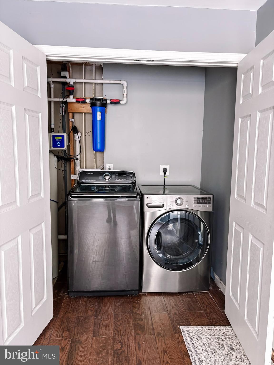 6151 Newton Lane Bealeton, VA 22712 - Photo 13 of 47 a view of a storage & utility room with washer and dryer