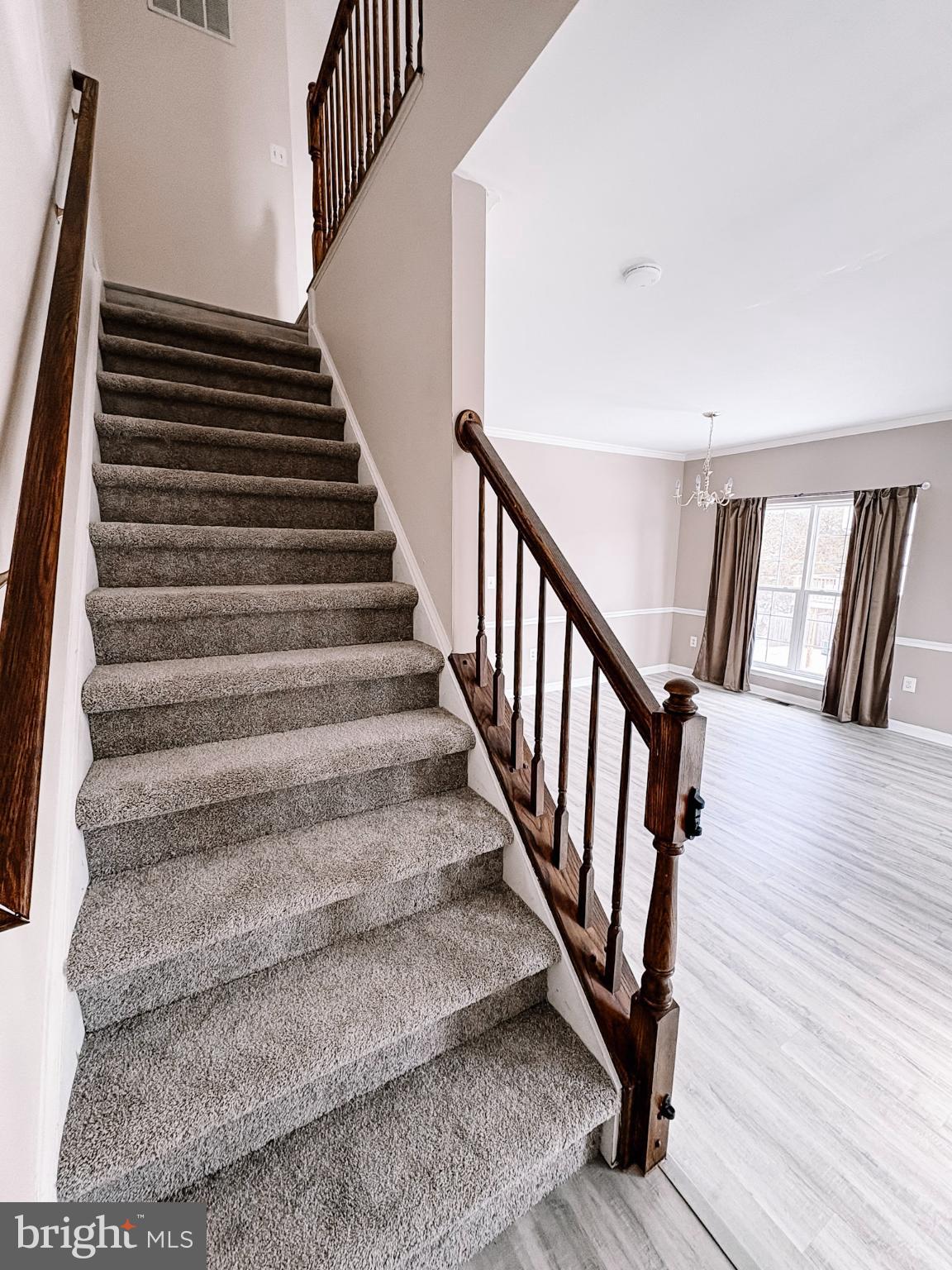 6151 Newton Lane Bealeton, VA 22712 - Photo 28 of 47 Inviting staircase leads to open living space.