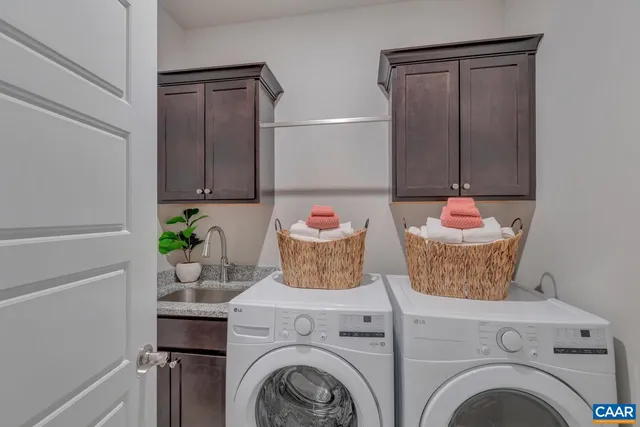 a close view of utility room