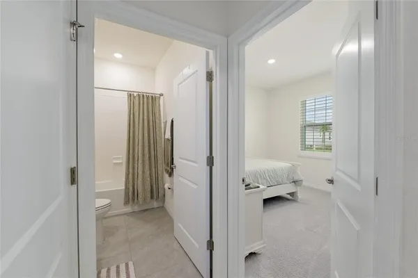 a view of a swimming pool and a yard