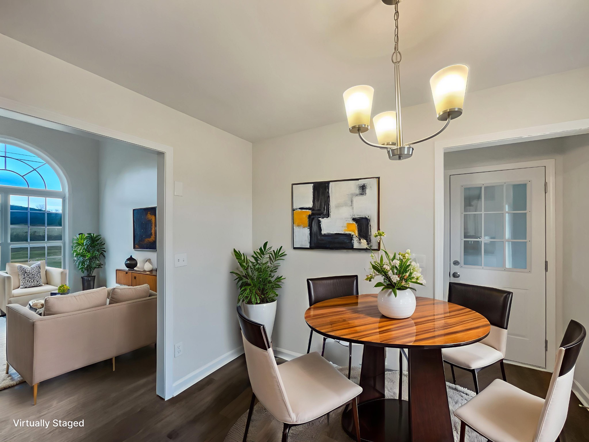 6180 Hoover Road Lascassas, TN 37085 - Photo 7 of 22 a view of a dining room with furniture and wooden floor