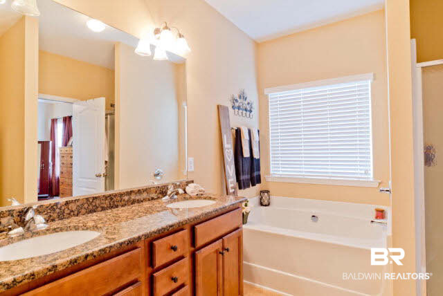 9395 Pembrook Loop Fairhope, AL 36532 - Photo 17 of 27 Granite Countertops His-and-Her Vanity Sinks