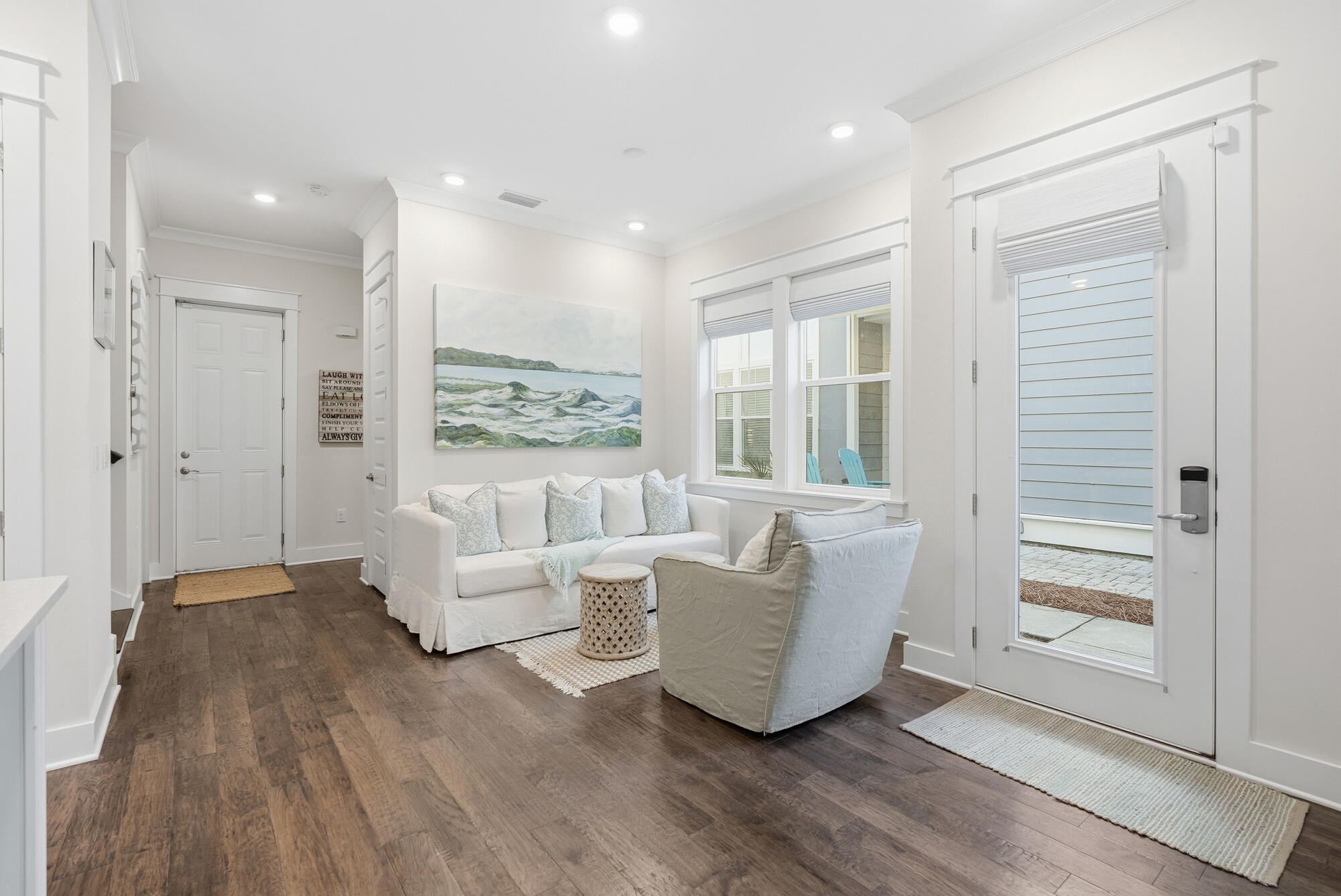 23 East York Ln Inlet Beach, Unit A Inlet Beach, FL 32461 - Photo 15 of 51 a living room with furniture and wooden floor